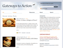 Tablet Screenshot of gatewaystoaction.com